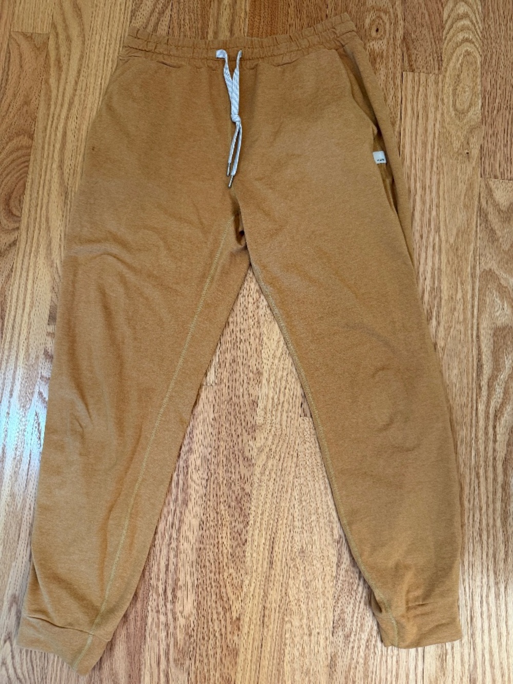 Vuori joggers, yellow, xs